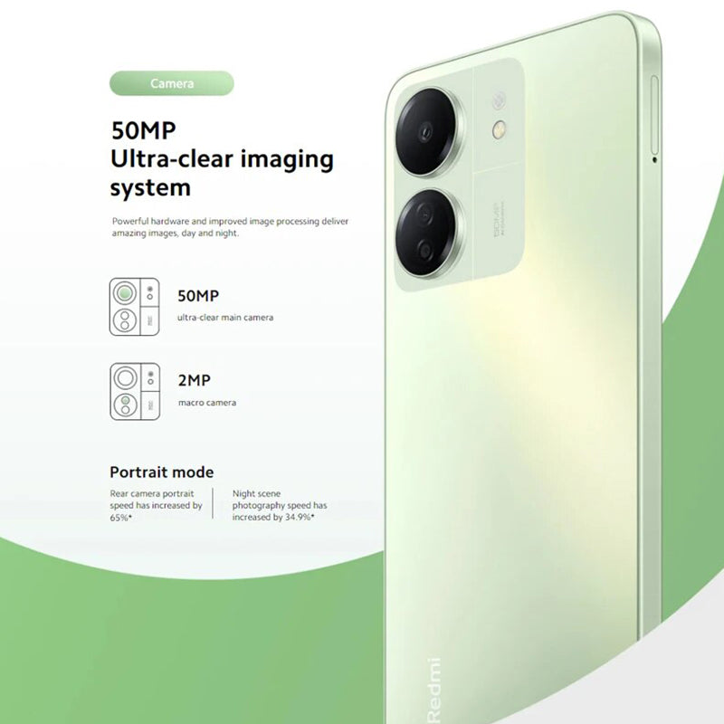 XIAOMI Redmi 13C EU Version 8GB+256GB NFC Android Smartphone 6.74-inch IPS 50MP Camera Helio G85 Cellphone XIAOMI Redmi 13C EU Version 8GB+256GB NFC Android Smartphone 6.74-inch IPS 50MP Camera Helio G85 Cellphone